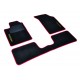 kit tapis moquette velours noir surjet rouge renault clio 2 RS