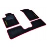 kit tapis moquette velours noir surjet rouge renault clio 2 RS