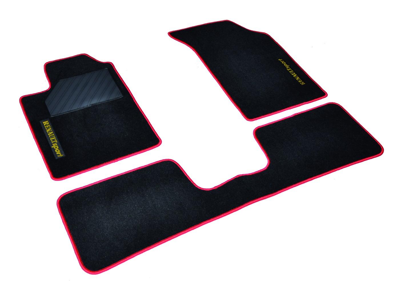 kit tapis moquette velours noir surjet rouge renault clio 2/ RS