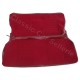 ensemble garnitures de sièges complets velours rouge/simili bordeaux renault 5 TL phase 1 1972/79