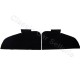 kit 2 pieces moquette laterales de coffre coloris noir peugeot 205 cti