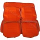 ensemble garnitures sièges complets velours orange/simili orange renault 5 TL phase 1 année 1972/79