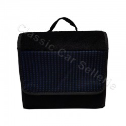 sac de coffre non tissé renforcé noir/tissu peugeot quartet bleu