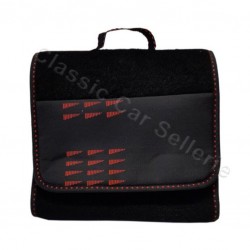 sac de coffre non tisse renforcé noir/tissu fanion rouge renault 5 gt turbo phase 2