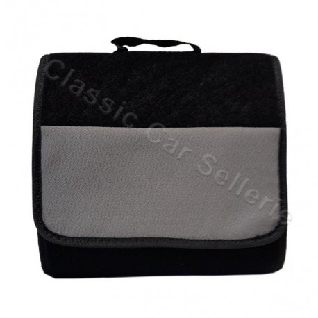 sac de coffre non tissé renforcé noir/tissu écorce gris Renault 4cv