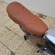 coiffe de selle biplace motobecane 175cc simili marron types Z22C de 1954