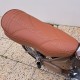 coiffe de selle biplace motobecane 175cc simili marron types Z22C de 1954