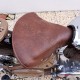 coiffe de selle monoplace motobecane 175cc simili marron types Z22C de 1954 