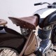 coiffe de selle monoplace motobecane 175cc simili marron types Z22C de 1954 