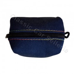 porte monnaie fond cuir/tissu jean 205 CJ junior