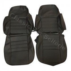 ensemble 2 garnitures de sièges avant simili noir suzuki santana 410