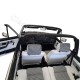 ensemble garnitures complet tissu pied de poule blanc/simili blanc golf cabriolet année 79/93