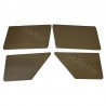 kit 4 panneaux de porte simili beige renault 5 phase 2 modèle 5 portes 