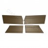 kit 4 panneaux de porte simili beige citroën visa