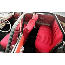 ensemble garnitures complet velours rouge peugeot 404 berline