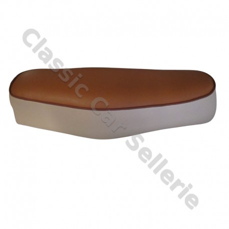 coiffe de selle simili beige/caramel motobecane SP50