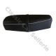 garniture (coiffe de selle ) simili noir/picot noir passepoil gris motobecane SP 98 (produit origine france)
