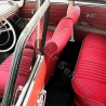 ensemble garnitures complet velours rouge peugeot 404 berline