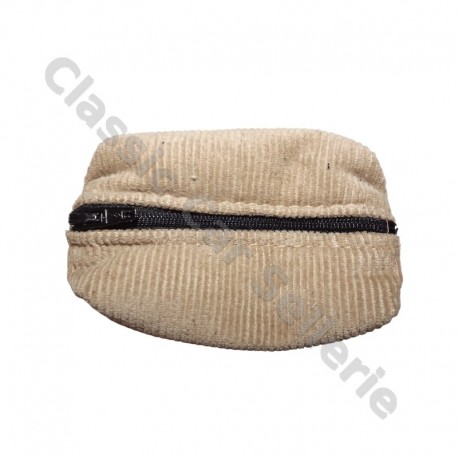 porte monnaie fond cuir/tissu beige renault alpine turbo /turbo2