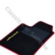 kit tapis moquette velours noir surjet rouge renault clio 2/ RS