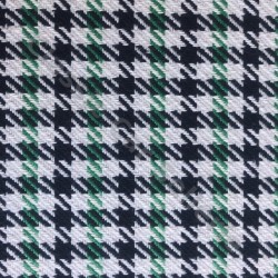 tissu pied de poule pepita vert largeur 145cm 