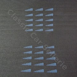 tissu anthracite fanion bleu alain oreille renault 5GT TURBO PHASE 2 (origine france)