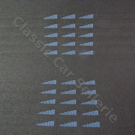 tissu anthracite fanion bleu alain oreille renault 5GT TURBO PHASE 2 (origine france)