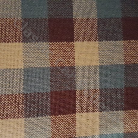tissu écossais beige Renault 4l largeur 150cm (origine france)