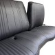 ensemble garnitures banquette avant simili noir peugeot 504 pickup modèle export(dossier conducteur rabattable) 