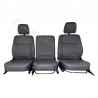 ensemble 3 garnitures de sièges avant simili gris anthracite land rover defender pickup année 1992 