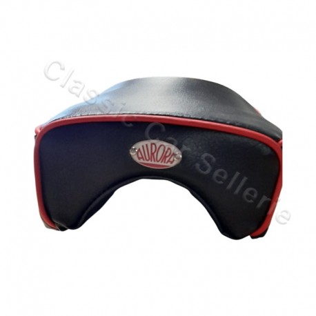 coiffe de selle biplace motobecane 175cc simili noir passepoil rouge type ZS année 1959