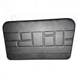 ensemble 4 panneaux de portes damier simili noir renault 4l