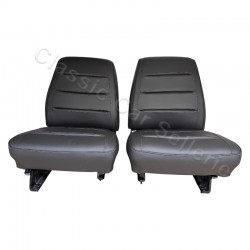 ensemble garnitures sièges complets simili noir dodge charger 1968