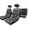 ensemble garnitures sièges complets cuir noir citroën SM phase 1