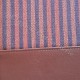 ensemble 2 panneaux de portes avant tissu rayé marron/brun renault 4l 