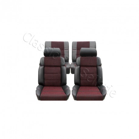 ensemble garnitures de sièges complet av/ar cuir/ tissus quartet peugeot 205 GTI