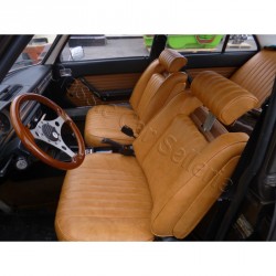 ensemble garnitures de sièges complet simili caramel (camello)Peugeot 504 berline TI