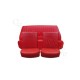  Ensemble garnitures de sièges complet rouge Renault Dauphine