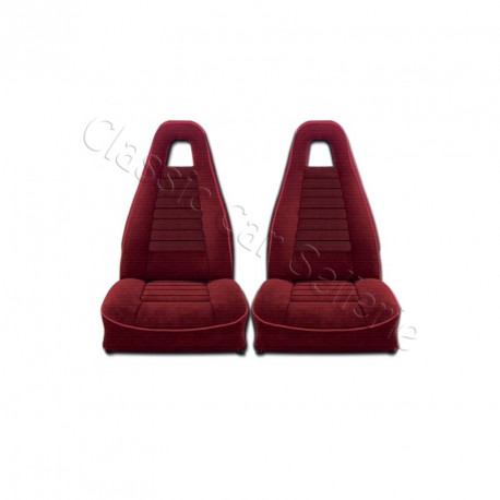 ensemble garnitures de sièges complet av/ar tissu rouge R5 ALPINE PHASE1