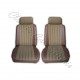 ensemble complet garnitures de sièges velours beige/simili marron Peugeot 104ZL