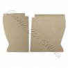  kit fond de coffre cache roue de secours moquette beige/isorel r5 alpine urbo