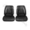 ensemble 2 garnitures de sièges avant simili noir alpine A110 1300/1600S