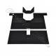 kit moquette renault 4L 2 pièces noir