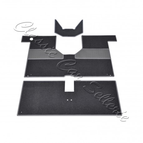 kit moquette renault 4L 2 pièces gris anthracite